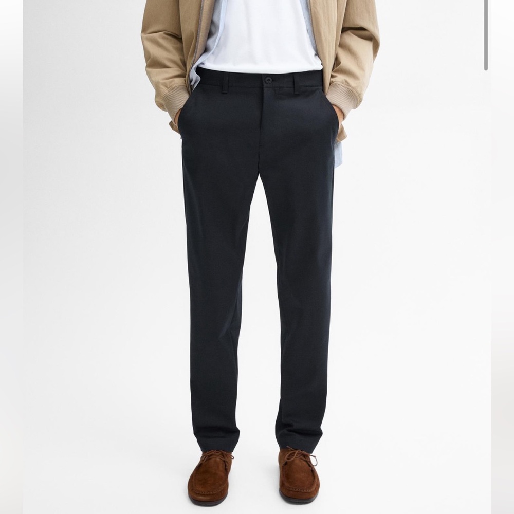 Massimo Dutti NWT men’s cotton blend slim fit trousers 0010/006